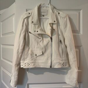 Blank NYC White Moto Jacket